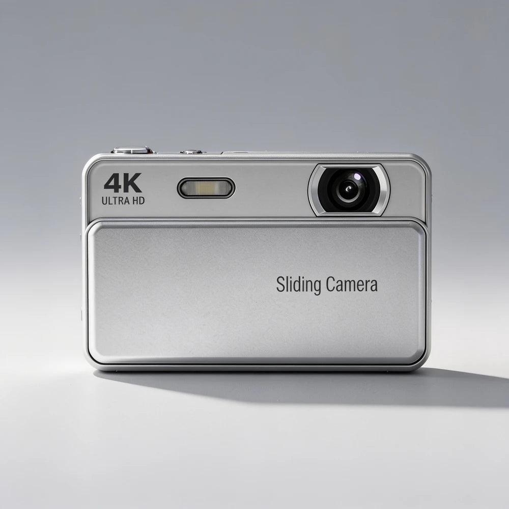 White Sliding Digital Camera