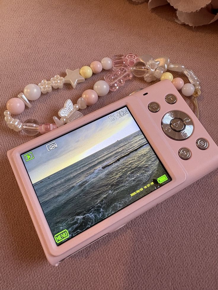 Pink Sliding Digital Camera