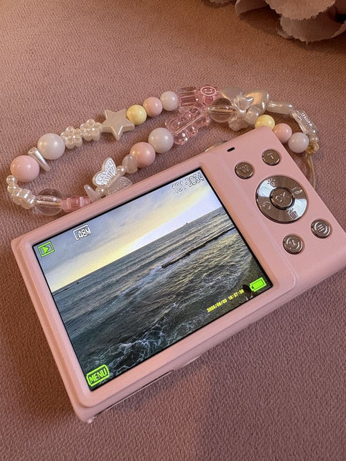 Pink Sliding Digital Camera